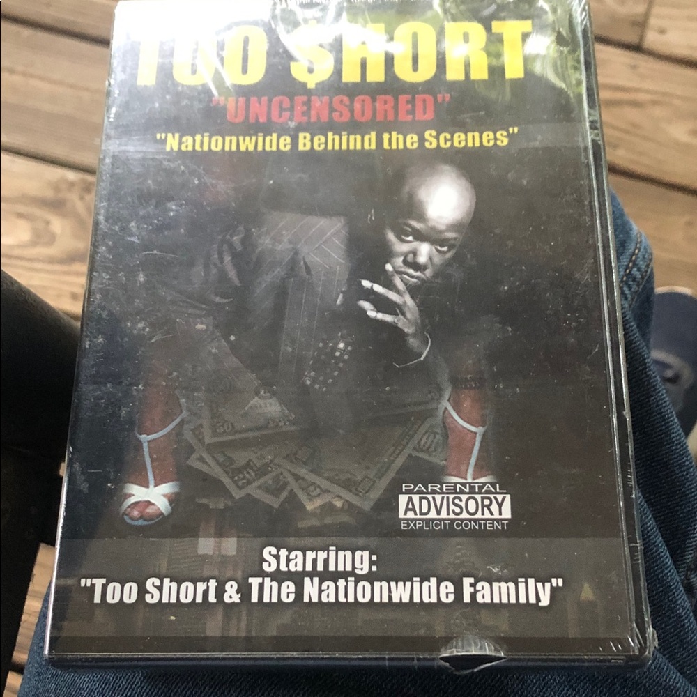 Too Short Uncensored DVD - Black Cover